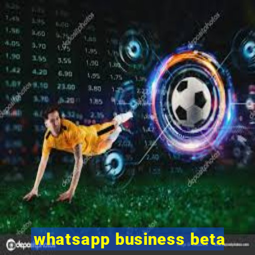 whatsapp business beta